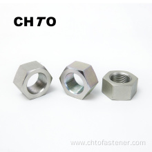 DIN 934 Grade 8 Hex Nuts zinc plated